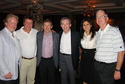 Leading Edge Alliance members L-R: Chris Devonshire-Ellis, Dezan Shira & Associates Mumbai, Frans Tijssen, Bol International Netherlands, Liam Rattigan, RBK Eire, Henry Grzes, SS&G Cleveland, Seema Rani Bhende, Dezan Shira & Associates Beijing, Hank Bourg, Dezan Shira & Associates Shanghai