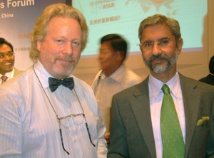 Chris Devonshire Ellis with Indian Ambassador to China S. Jaishanker