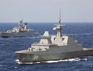 India and Singapore Conduct Joint Naval Exercise in South China Sea ...